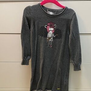 Gray Sweater with Pink Accents little Marc Jacobs size 3